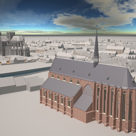 De stad van Bosch in 3D