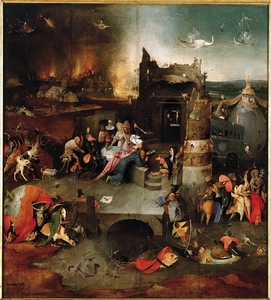 Verzoeking van de heilige Antonius - middenpaneel Verzoeking van de heilige Antonius - middenpaneel