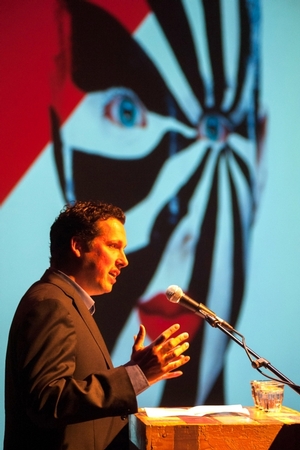 Wethouder Weyers bij opening BAF